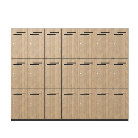 3 Door Lockers - 1 Unit of 3 Locker