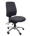 Alpha HB Office Chair Chrome Base No Arm