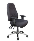 Atlas HB Clerical with Polished Base with Arm Black