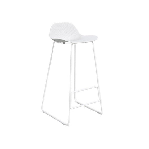 Emboss Bar Stool White Base