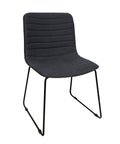 Flow Black Sled Frame Chair