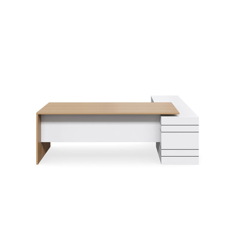 GEO SLAB END DESK (Flush at the Front)