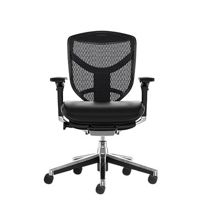 KylieU - Black Fabric Seat, Polished  Base