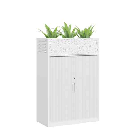 Lunar Tambour Door Cabinet - 900mm (W)