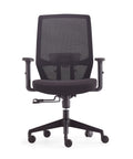 Lennox Task Nylon Black Chair
