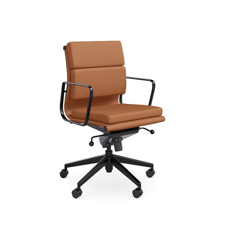 office chair milano back chair tan