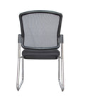 Max Mesh Back Chair with Chrome Frame and Arms