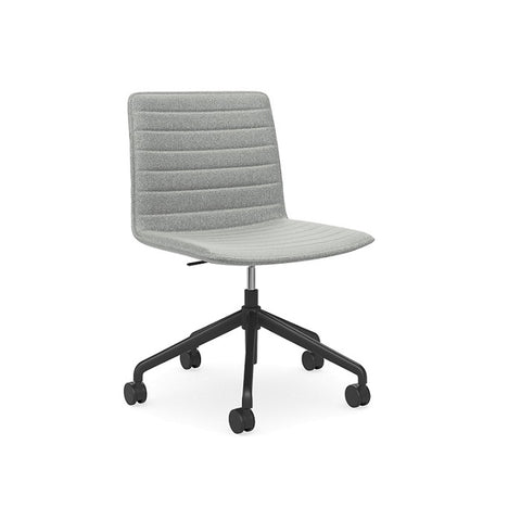 Castor Base Black Base Grey Chair