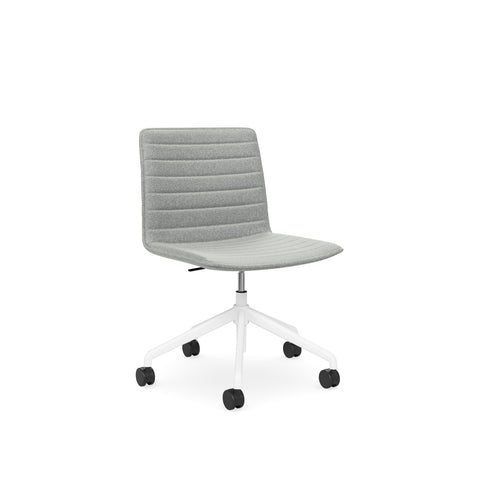 Castor Base White Base Grey Chair