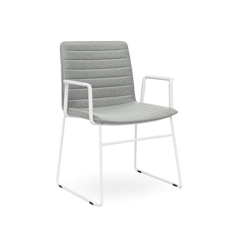 Sled Arms White Base Grey
