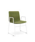 Sled Arms White Base Green
