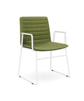 Sled Arms White Base Green