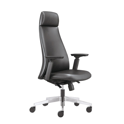 PM HB Chair Synchron Black PU