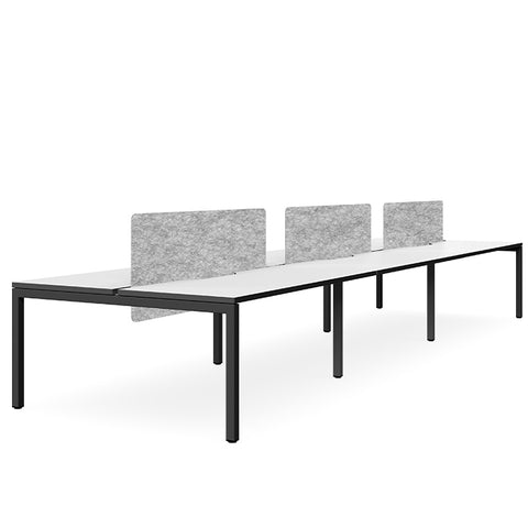 Double Sided Plaza Workstation Bench