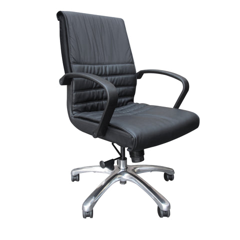 President - H/B, Knee Titlt Mech, Black PU
