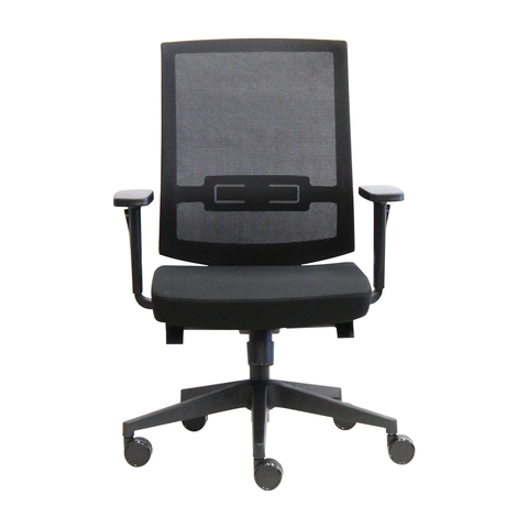 Sally - Black Mesh Back/Seat
