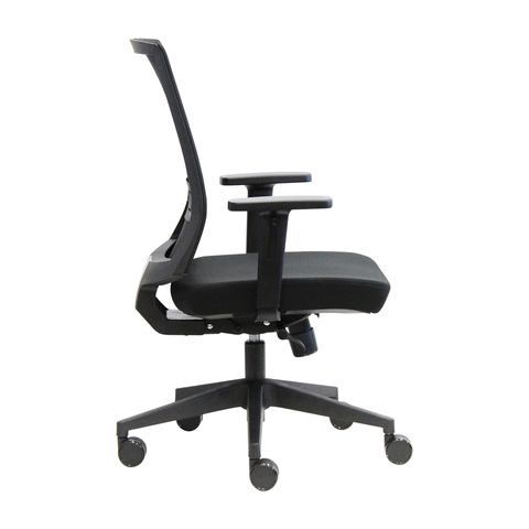 Sally - Black Mesh Back/Seat