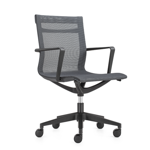 Serene Mesh Chair in Black