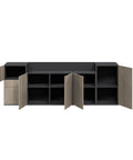 Two Tone Storage Executive Desk