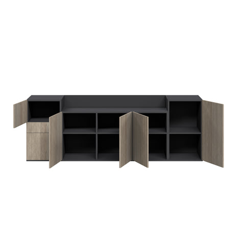 Two Tone Storage Executive Desk