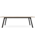 Toro Boardroom Table - Calm Oak & Black