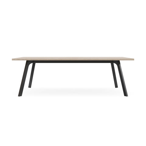Toro Boardroom Table - Calm Oak & Black