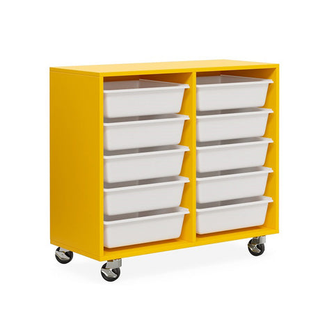 Mobile Tote Box Melamine Trolley