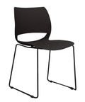  Vogue Range Plastic Seat Black Sled Frame