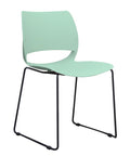 Vogue Range Plastic Seat Black Sled Frame