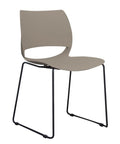  Vogue Range Plastic Seat Black Sled Frame