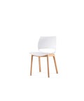 Vogue Range Plastic Seat with Wooden Frame