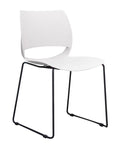  Vogue Range Plastic Seat Black Sled Frame
