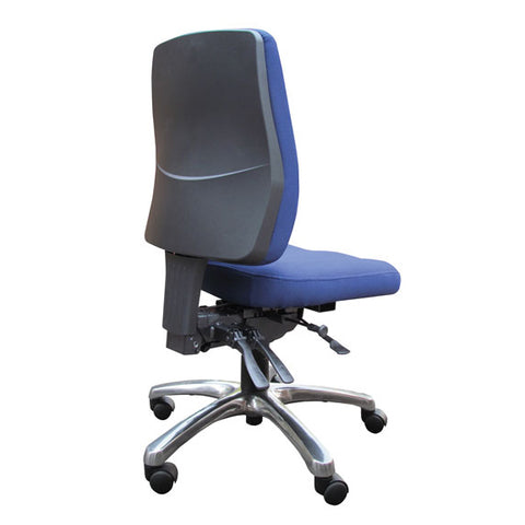 Alpha HB Office Chair Chrome Base No Arm