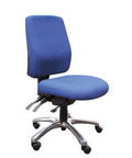 Alpha HB Office Chair Chrome Base No Arm
