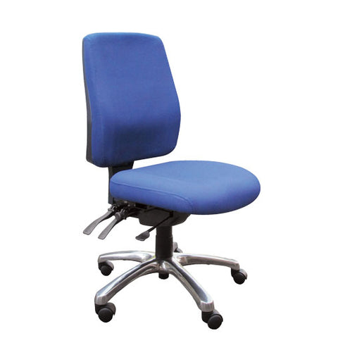 Alpha HB Office Chair Chrome Base No Arm