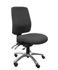Alpha HB Office Chair Chrome Base No Arm