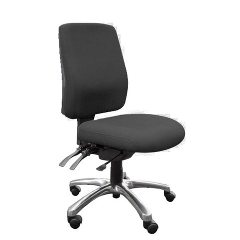 Alpha HB Office Chair Chrome Base No Arm