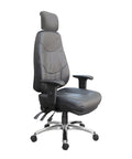 Atlas HB Leather Office Chair Black Base with Arm