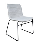 Flow Black Sled Frame Chair