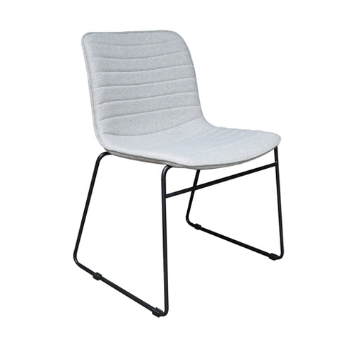 Flow Black Sled Frame Chair