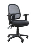 Klass Mesh, In Black, With Arm
