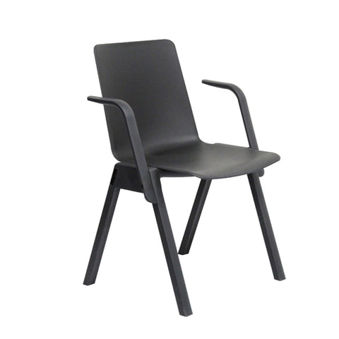 Leader Series Plastic Seat Black Back