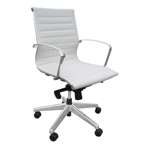 Polo - M/B, Knee Tilt Mech, White PU