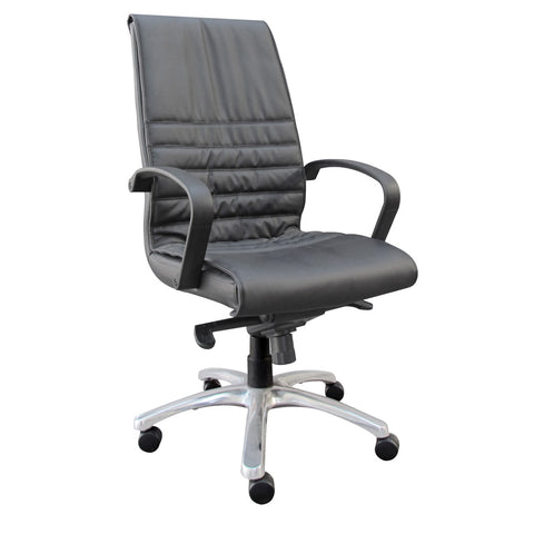 President - H/B, Knee Titlt Mech, Black PU