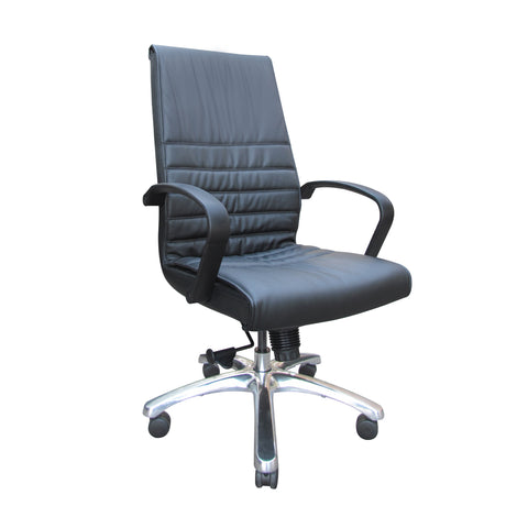 President - H/B, Knee Titlt Mech, Black PU