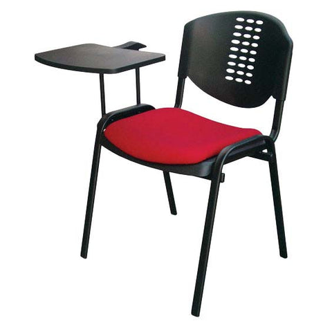 Sim - Plastic Back, Upholstered Seat (TableT Arm)