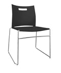 UNO Visitor Plastic Chair No Arm black