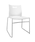 UNO Visitor Plastic Chair No Arm white