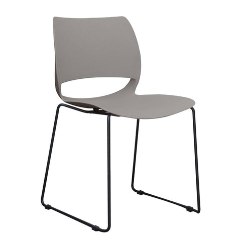  Vogue Range Plastic Seat Black Sled Frame