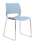 Vogue Range Plastic Seat Chrome Sled Frame